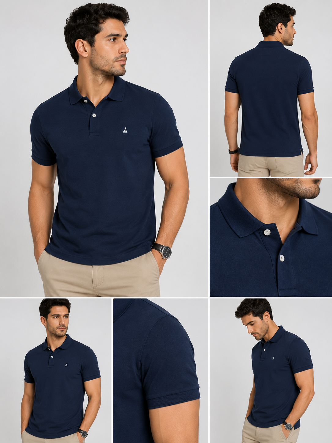 Polo manga corta